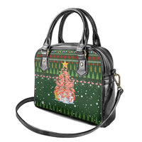 Flamingo Christmas Tree Christmas Shoulder Handbag Funny Xmas Holiday Patterns - Wonder Print Shop