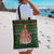 Flamingo Christmas Tree Christmas Tote Bag Funny Xmas Holiday Patterns - Wonder Print Shop
