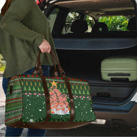 Flamingo Christmas Tree Christmas Travel Bag Funny Xmas Holiday Patterns - Wonder Print Shop