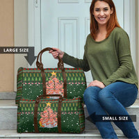 Flamingo Christmas Tree Christmas Travel Bag Funny Xmas Holiday Patterns - Wonder Print Shop