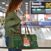 Flamingo Christmas Tree Christmas Travel Bag Funny Xmas Holiday Patterns - Wonder Print Shop