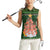 Flamingo Christmas Tree Christmas Women Sleeveless Polo Shirt Funny Xmas Holiday Patterns - Wonder Print Shop