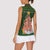 Flamingo Christmas Tree Christmas Women Sleeveless Polo Shirt Funny Xmas Holiday Patterns - Wonder Print Shop