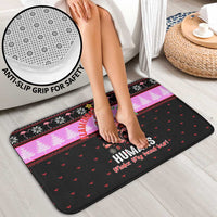 Flamingo Make Me Happy Christmas Bathroom Set Funny Xmas Holiday Patterns - Wonder Print Shop