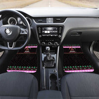 Flamingo Make Me Happy Christmas Car Mats Funny Xmas Holiday Patterns - Wonder Print Shop
