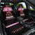 Flamingo Make Me Happy Christmas Car Seat Cover Funny Xmas Holiday Patterns - Wonder Print Shop