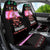 Flamingo Make Me Happy Christmas Car Seat Cover Funny Xmas Holiday Patterns - Wonder Print Shop