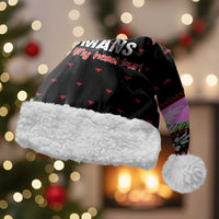 Flamingo Make Me Happy Christmas Santa Hat Funny Xmas Holiday Patterns - Wonder Print Shop