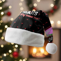 Flamingo Make Me Happy Christmas Santa Hat Funny Xmas Holiday Patterns - Wonder Print Shop