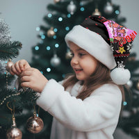 Flamingo Make Me Happy Christmas Santa Hat Funny Xmas Holiday Patterns - Wonder Print Shop