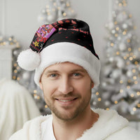 Flamingo Make Me Happy Christmas Santa Hat Funny Xmas Holiday Patterns - Wonder Print Shop