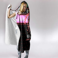 Flamingo Make Me Happy Christmas Hooded Blanket Funny Xmas Holiday Patterns - Wonder Print Shop