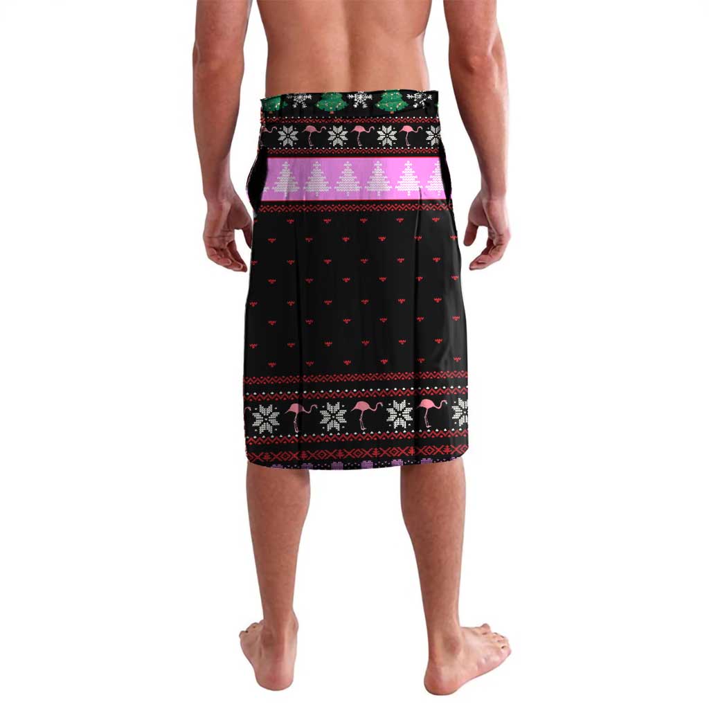 Flamingo Make Me Happy Christmas Lavalava Funny Xmas Holiday Patterns - Wonder Print Shop