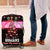 Flamingo Make Me Happy Christmas Luggage Cover Funny Xmas Holiday Patterns - Wonder Print Shop
