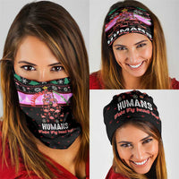 Flamingo Make Me Happy Christmas Neck Gaiter Funny Xmas Holiday Patterns - Wonder Print Shop