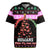 Flamingo Make Me Happy Christmas Rugby Jersey Funny Xmas Holiday Patterns - Wonder Print Shop