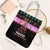 Flamingo Make Me Happy Christmas Tote Bag Funny Xmas Holiday Patterns - Wonder Print Shop