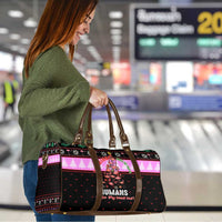 Flamingo Make Me Happy Christmas Travel Bag Funny Xmas Holiday Patterns - Wonder Print Shop