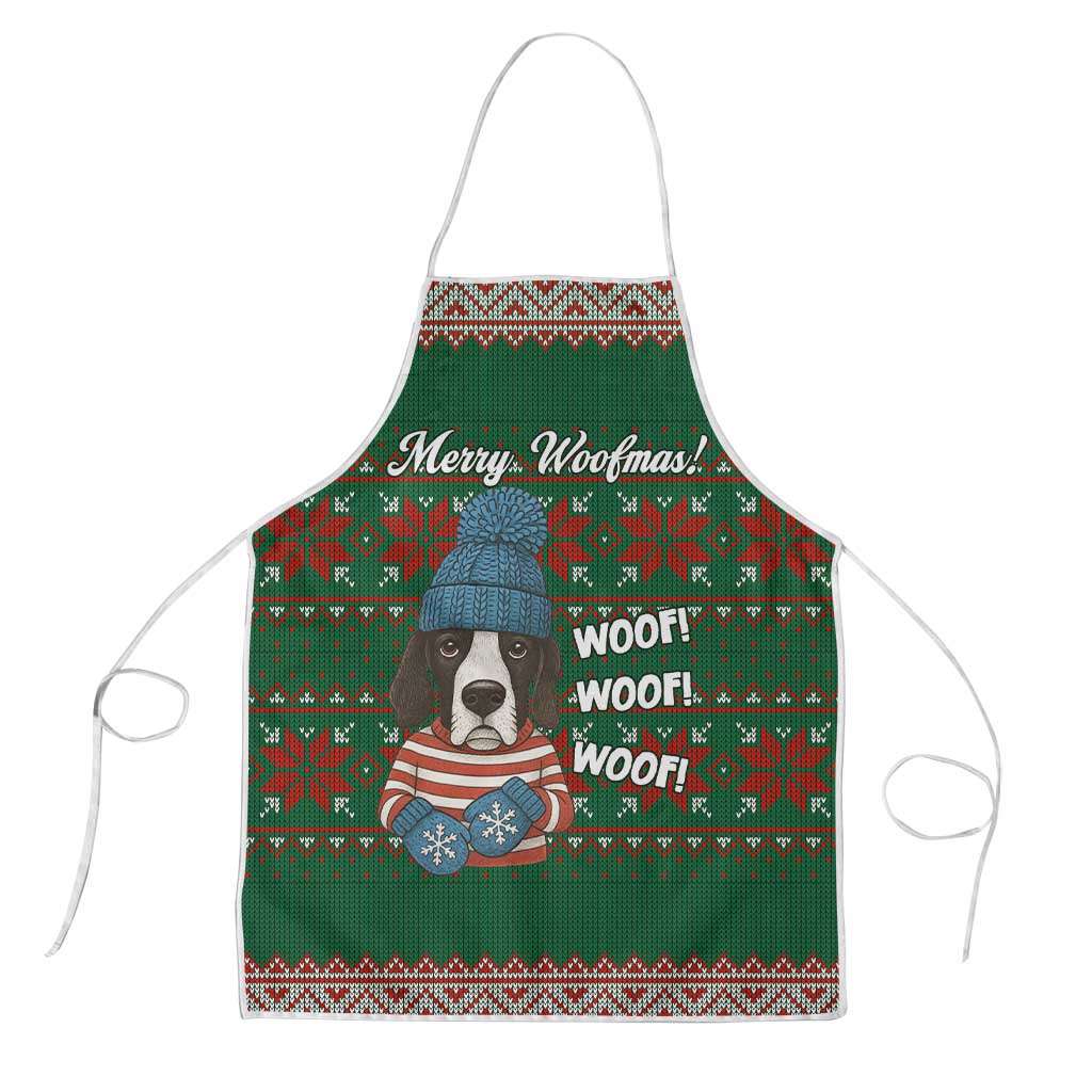 Great Dane Woofmas Christmas Apron Funny Xmas Holiday Patterns - Wonder Print Shop