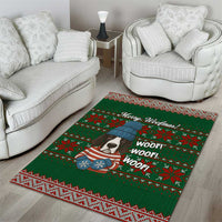 Great Dane Woofmas Christmas Area Rug Funny Xmas Holiday Patterns - Wonder Print Shop