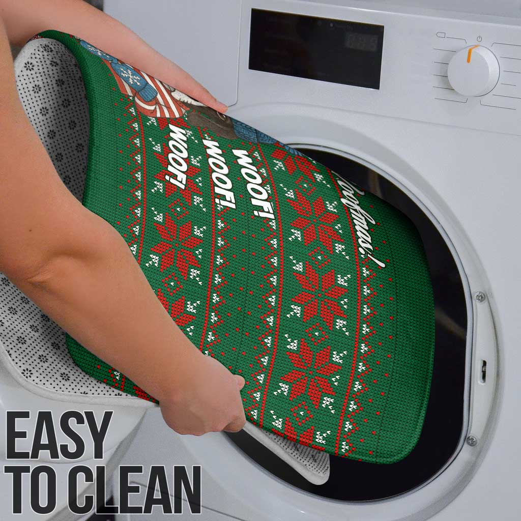 Great Dane Woofmas Christmas Bathroom Set Funny Xmas Holiday Patterns - Wonder Print Shop