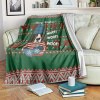 Great Dane Woofmas Christmas Blanket Funny Xmas Holiday Patterns - Wonder Print Shop