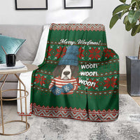 Great Dane Woofmas Christmas Blanket Funny Xmas Holiday Patterns - Wonder Print Shop