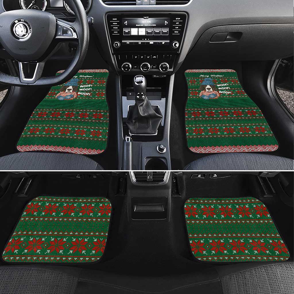 Great Dane Woofmas Christmas Car Mats Funny Xmas Holiday Patterns - Wonder Print Shop