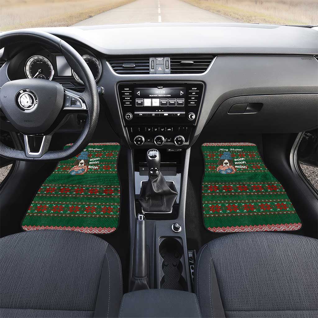 Great Dane Woofmas Christmas Car Mats Funny Xmas Holiday Patterns - Wonder Print Shop
