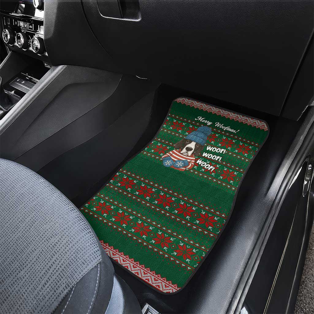 Great Dane Woofmas Christmas Car Mats Funny Xmas Holiday Patterns - Wonder Print Shop