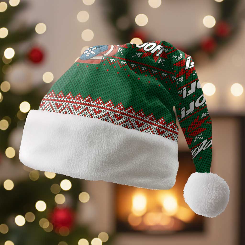 Great Dane Woofmas Christmas Santa Hat Funny Xmas Holiday Patterns - Wonder Print Shop