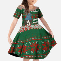 Great Dane Woofmas Christmas Family Matching Long Sleeve Bodycon Dress and Hawaiian Shirt Funny Xmas Holiday Patterns - Wonder Print Shop
