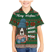 Great Dane Woofmas Christmas Family Matching Mermaid Dress and Hawaiian Shirt Funny Xmas Holiday Patterns - Wonder Print Shop