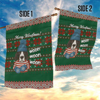 Great Dane Woofmas Christmas Garden Flag Funny Xmas Holiday Patterns - Wonder Print Shop
