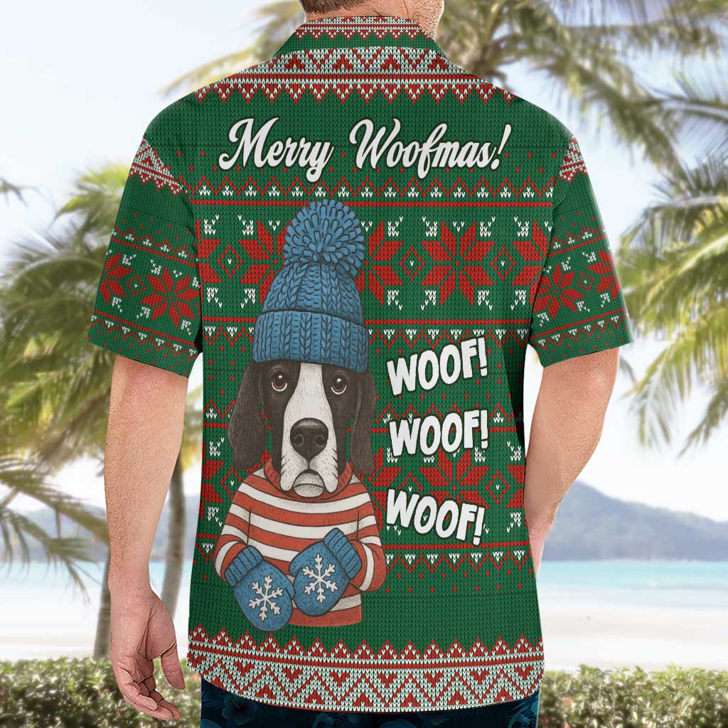 Great Dane Woofmas Christmas Hawaiian Shirt Funny Xmas Holiday Patterns - Wonder Print Shop