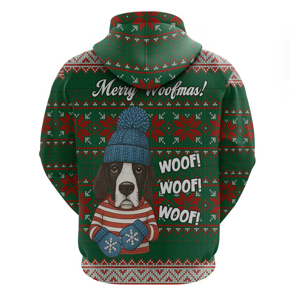 Great Dane Woofmas Christmas Hoodie Funny Xmas Holiday Patterns - Wonder Print Shop