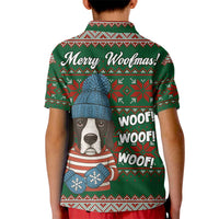 Great Dane Woofmas Christmas Kid Polo Shirt Funny Xmas Holiday Patterns - Wonder Print Shop