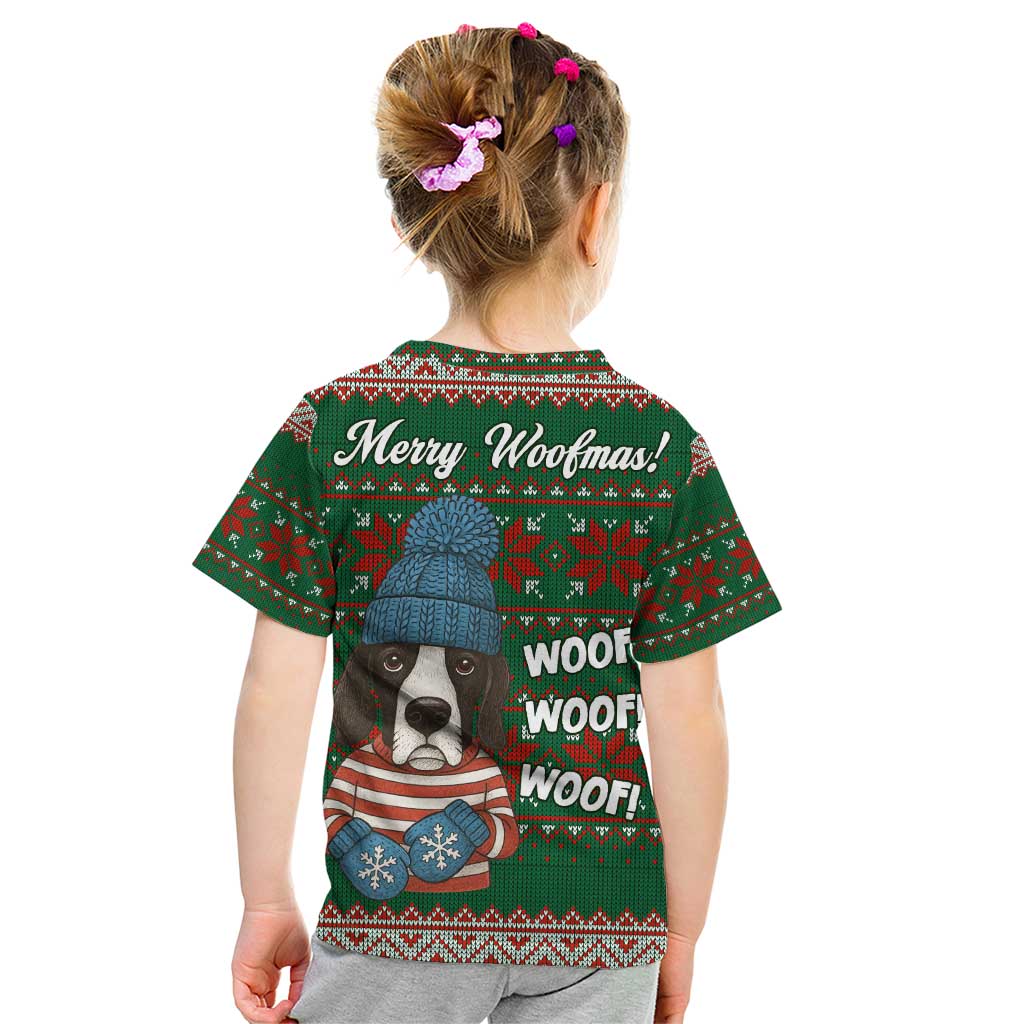 Great Dane Woofmas Christmas Kid T Shirt Funny Xmas Holiday Patterns - Wonder Print Shop