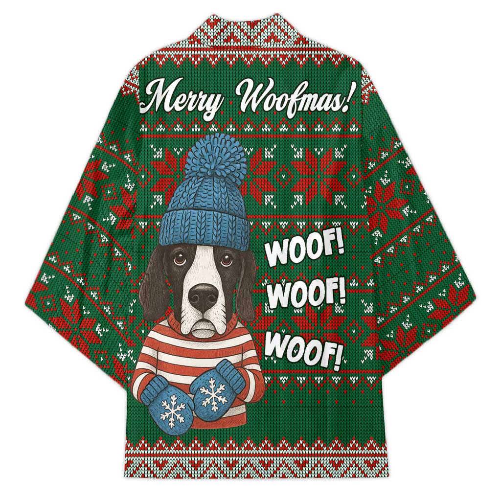 Great Dane Woofmas Christmas Kimono Funny Xmas Holiday Patterns - Wonder Print Shop