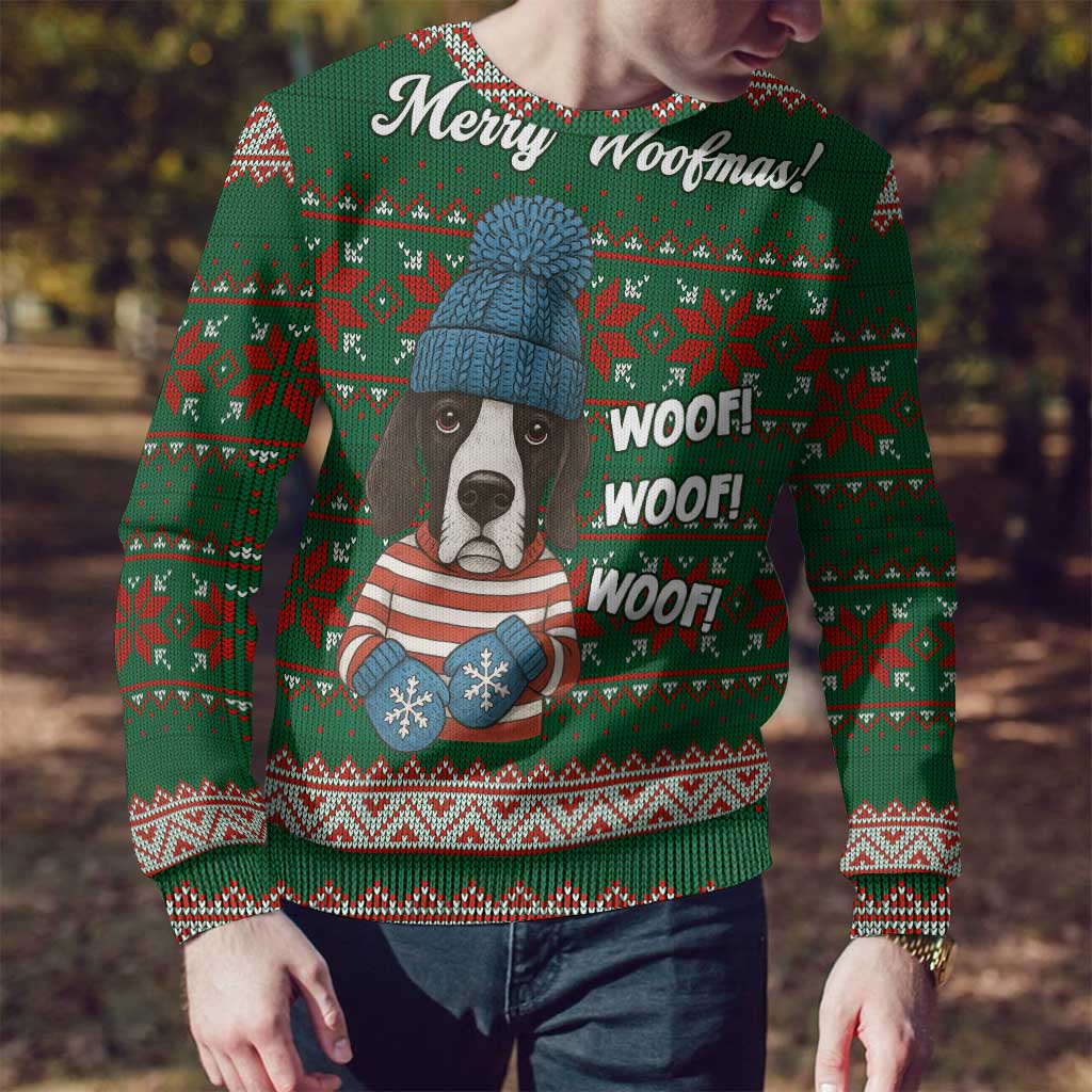 Great Dane Woofmas Christmas Ugly Christmas Sweater Funny Xmas Holiday Patterns - Wonder Print Shop