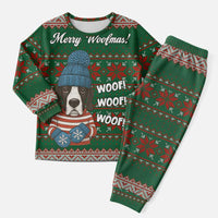 Great Dane Woofmas Christmas Pajama Set Funny Xmas Holiday Patterns - Wonder Print Shop