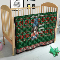 Great Dane Woofmas Christmas Quilt Funny Xmas Holiday Patterns - Wonder Print Shop