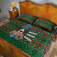 Great Dane Woofmas Christmas Quilt Bed Set Funny Xmas Holiday Patterns - Wonder Print Shop