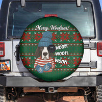 Great Dane Woofmas Christmas Spare Tire Cover Funny Xmas Holiday Patterns - Wonder Print Shop