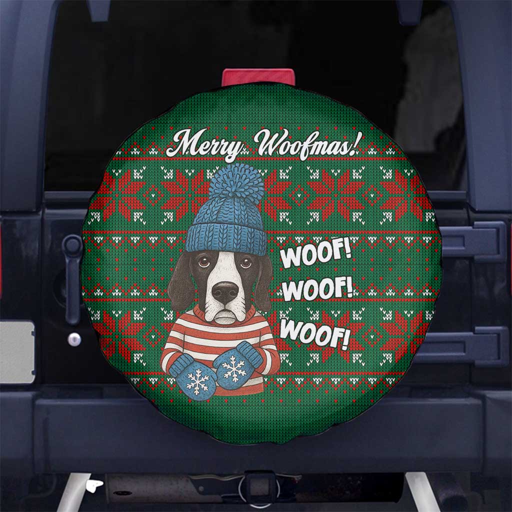 Great Dane Woofmas Christmas Spare Tire Cover Funny Xmas Holiday Patterns - Wonder Print Shop
