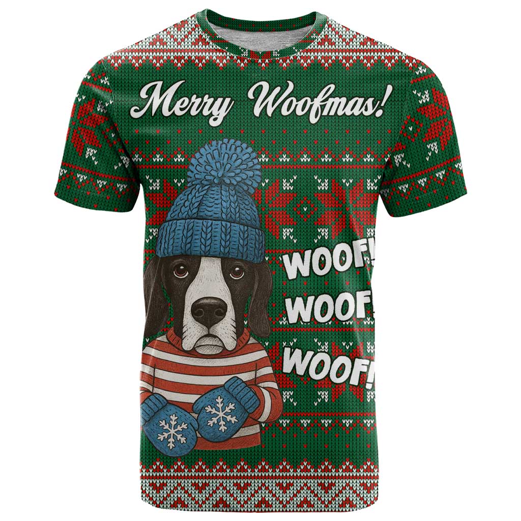 Great Dane Woofmas Christmas T Shirt Funny Xmas Holiday Patterns - Wonder Print Shop