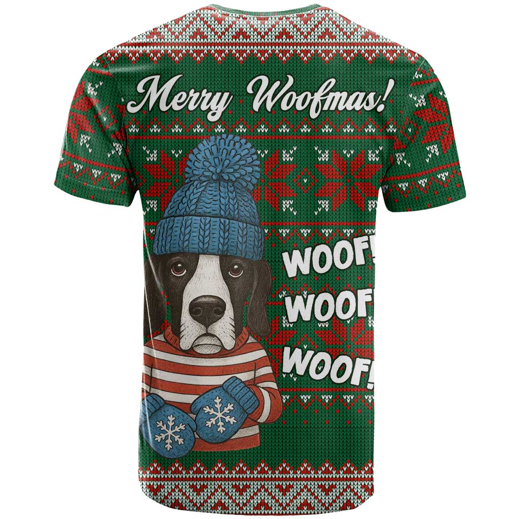 Great Dane Woofmas Christmas T Shirt Funny Xmas Holiday Patterns - Wonder Print Shop