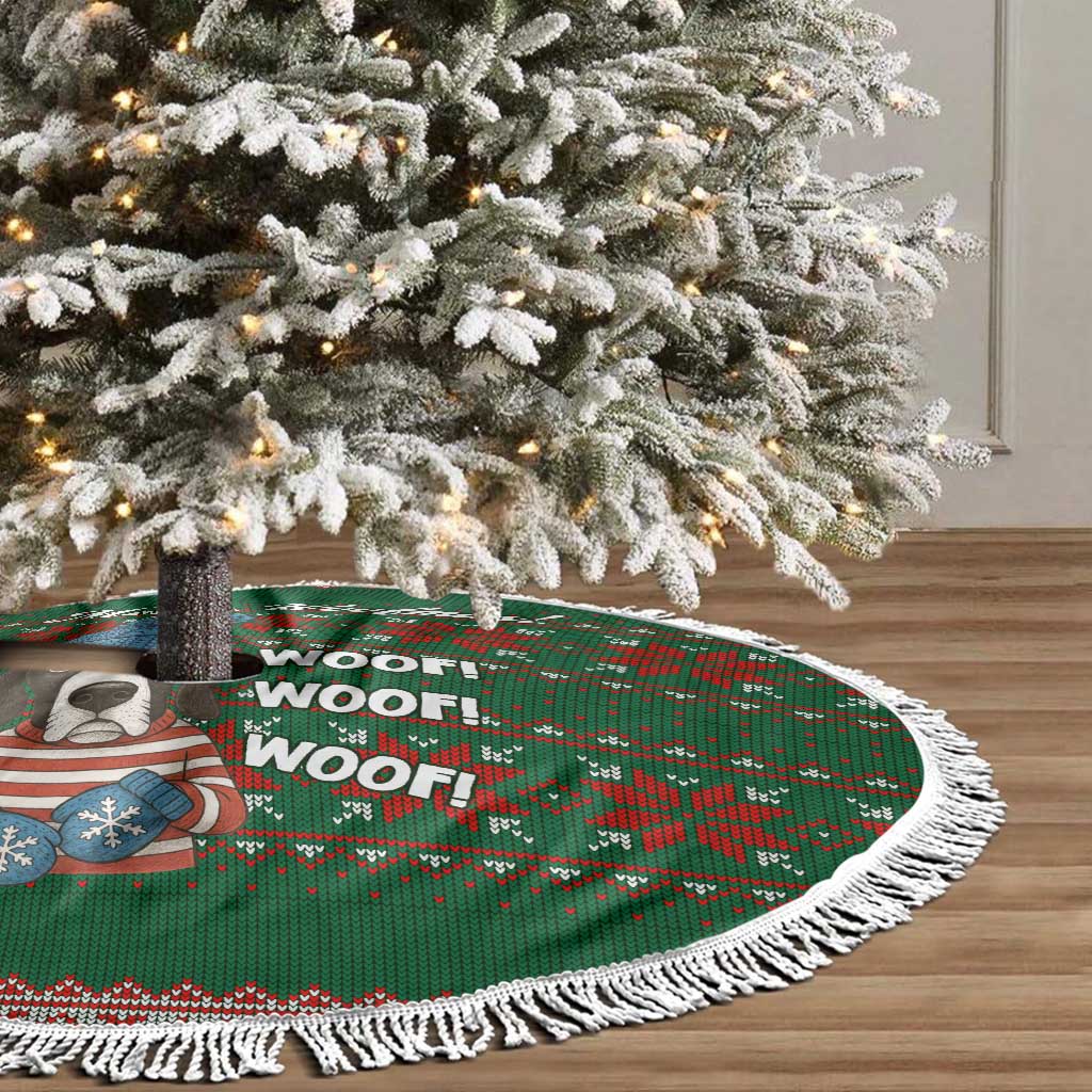 Great Dane Woofmas Christmas Tree Skirt Funny Xmas Holiday Patterns - Wonder Print Shop
