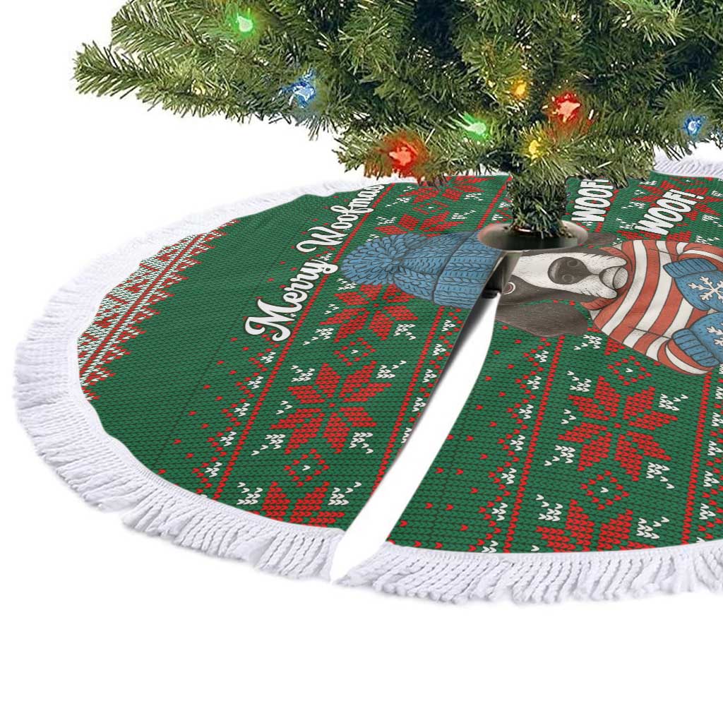 Great Dane Woofmas Christmas Tree Skirt Funny Xmas Holiday Patterns - Wonder Print Shop