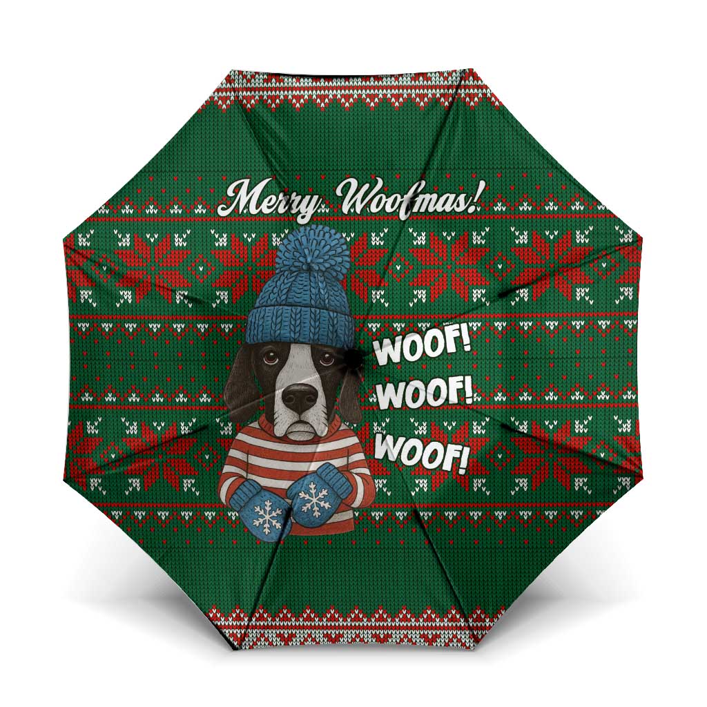 Great Dane Woofmas Christmas Umbrella Funny Xmas Holiday Patterns - Wonder Print Shop